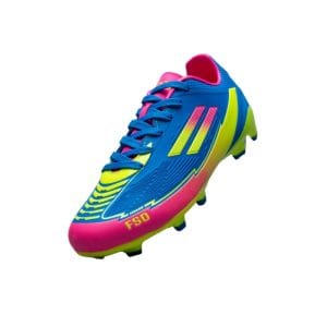 Adidas F50 Soccer Boots Blue Yellow Pink Firm Ground