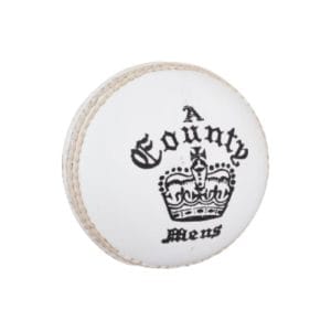 County Supreme Mens Cricket Ball Red Genuine Leather Match Ball