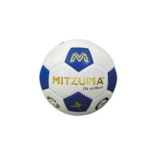 Brazilian Soccer Ball Blue White Moulded Training Ball