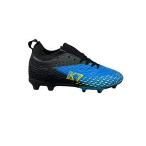 K7 Mens Soccer Boots Firm Ground Black Blue