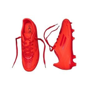 Pro Football Soccer Boots Firm Ground Red
