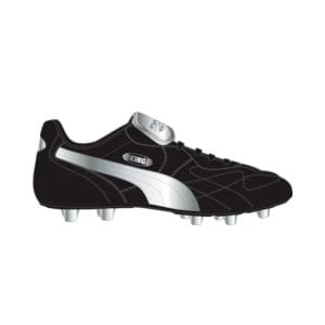 Puma Jomo Sono King FG Soccer Boots Black and White.