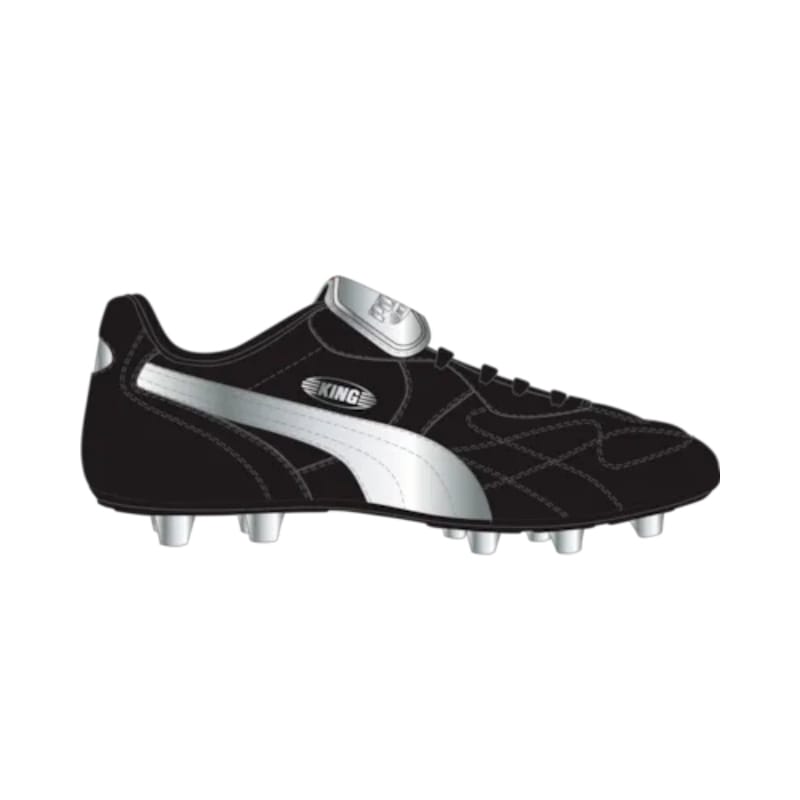 226 Puma Jomo Sono King FG Soccer Boots Black and White.