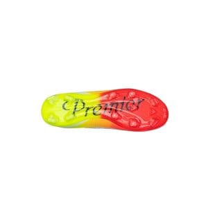 Mens FSO White Yellow Orange Soccer Boot