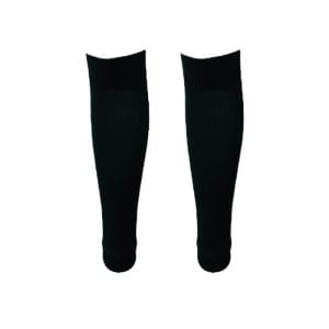 Plain Soccer Socks Black Knee Length Pack Of 12