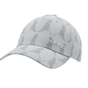PING Golf Cap Blue Camo Adjustable