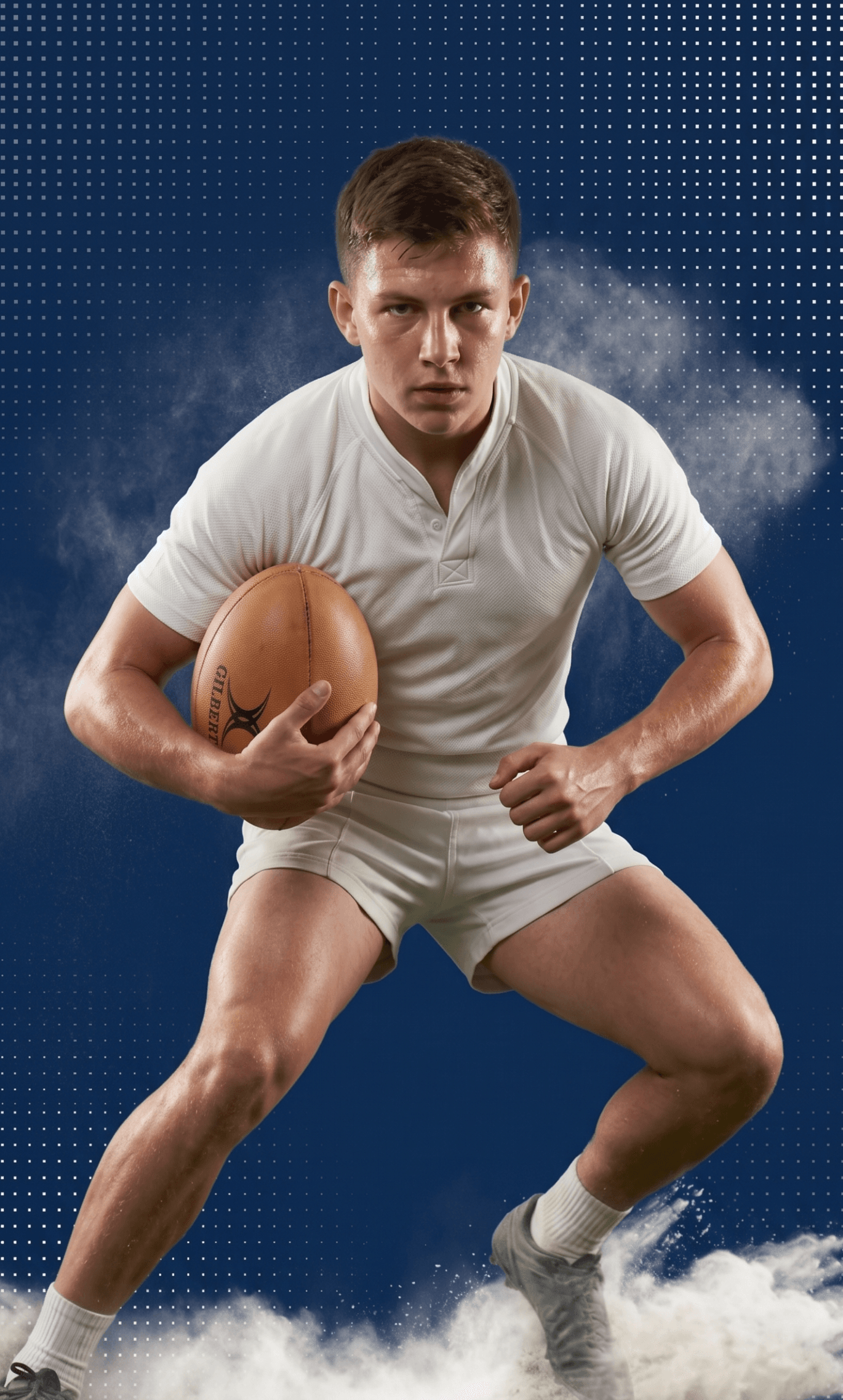 Desnic Sports | Ignite Your Performance | Sport Gear and Clothing Store | Teenage boy playing rugby running with a ball