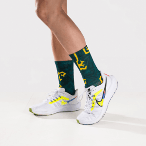Rugby Bums Green & Gold Socks