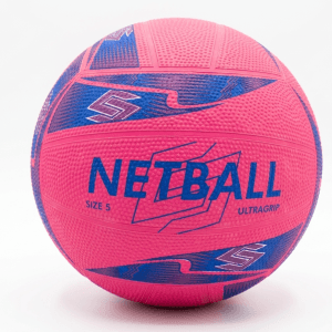 SNS UltraGrip Size 5 Netball – Pink/Blue
