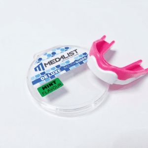 Medalist Deluxe Mouth Guard Pink/White